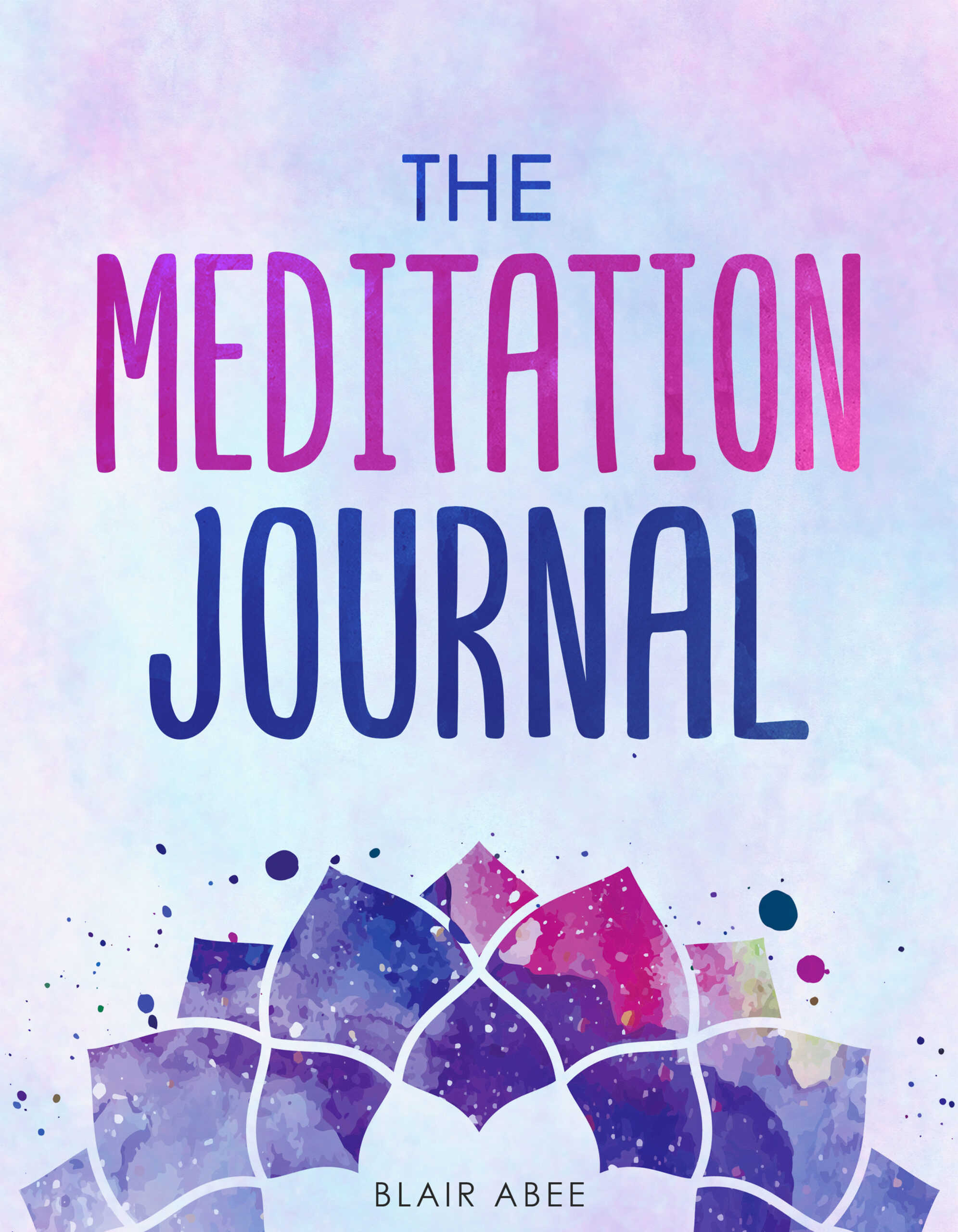 Meditation Journal front only